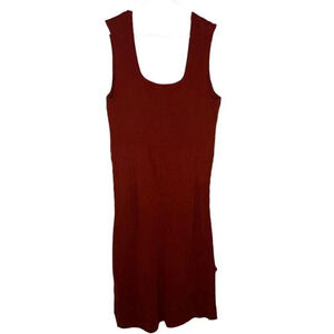 Maeve by Anthropologie Midi Dress Rusty Red/Orange Size 2x
